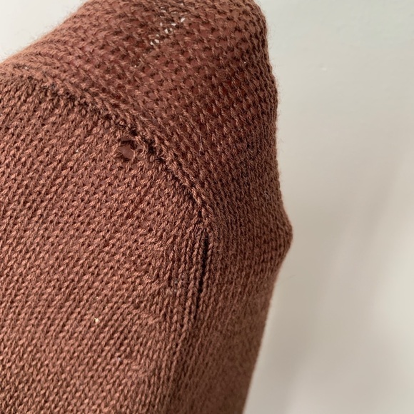 Wooden Ships Brown Cardigan Size M/L - Picture 9 of 9